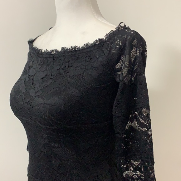 NWT Guess Off Shoulder Lace Dress - Picture 6 of 8